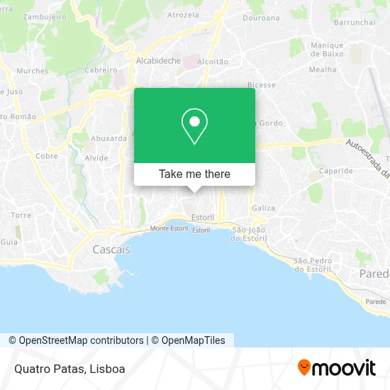 Quatro Patas map