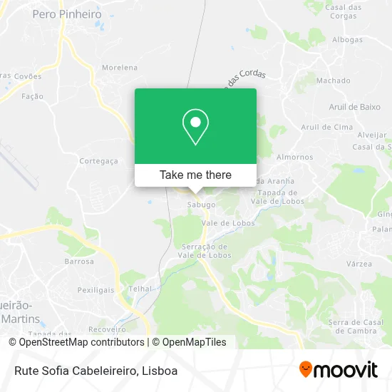 Rute Sofia Cabeleireiro mapa