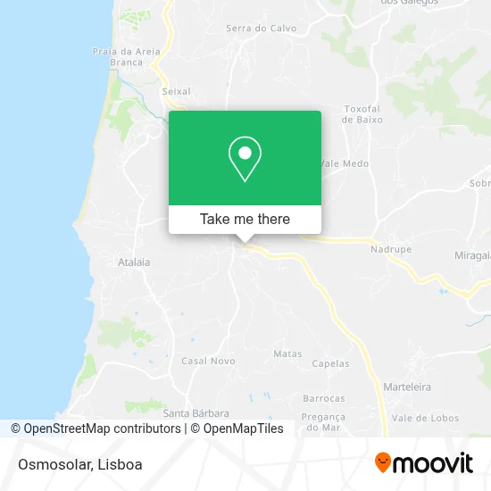 Osmosolar map