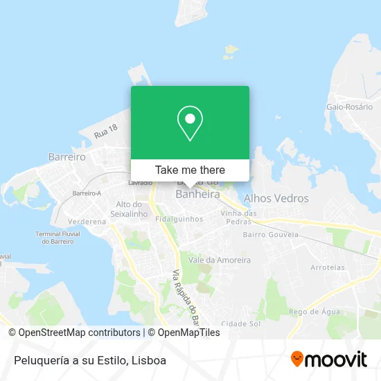 Peluquería a su Estilo map