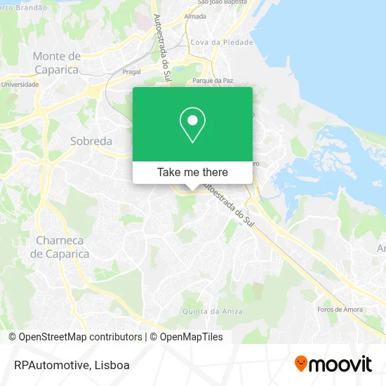RPAutomotive mapa