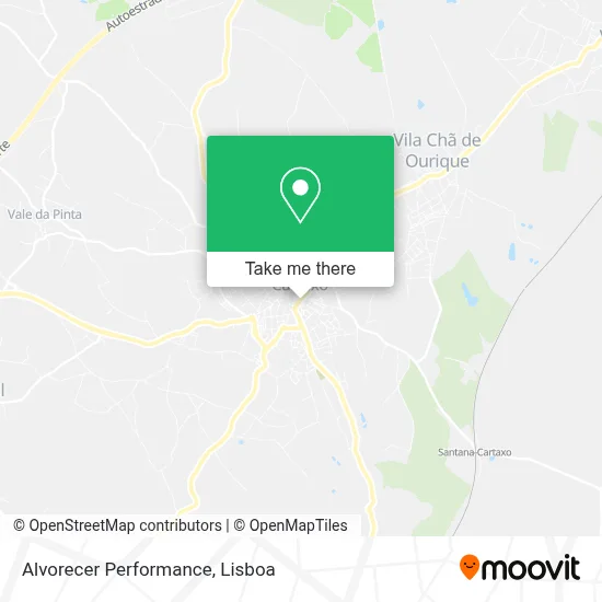 Alvorecer Performance map