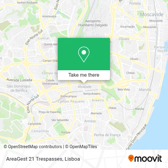 AreaGest 21 Trespasses map