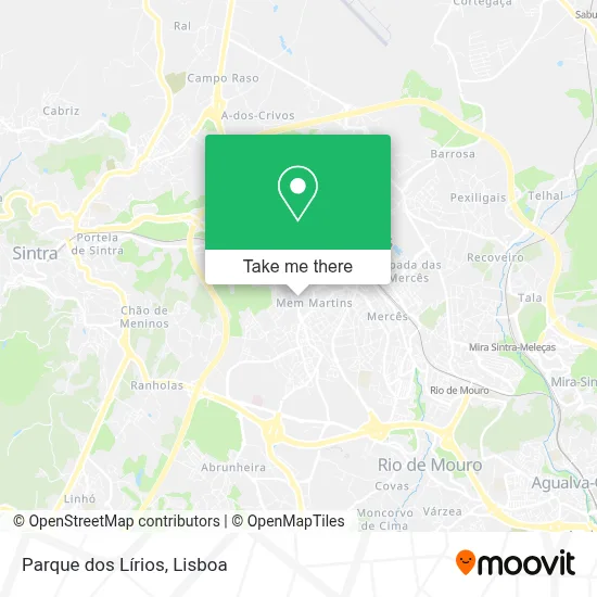 Parque dos Lírios map