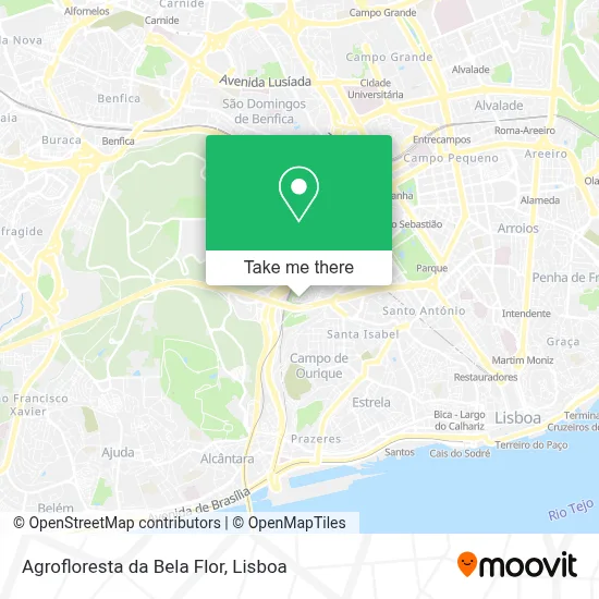 Agrofloresta da Bela Flor map
