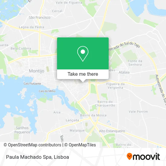 Paula Machado Spa map