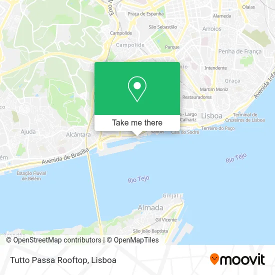 Tutto Passa Rooftop map