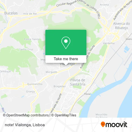 note! Vialonga mapa