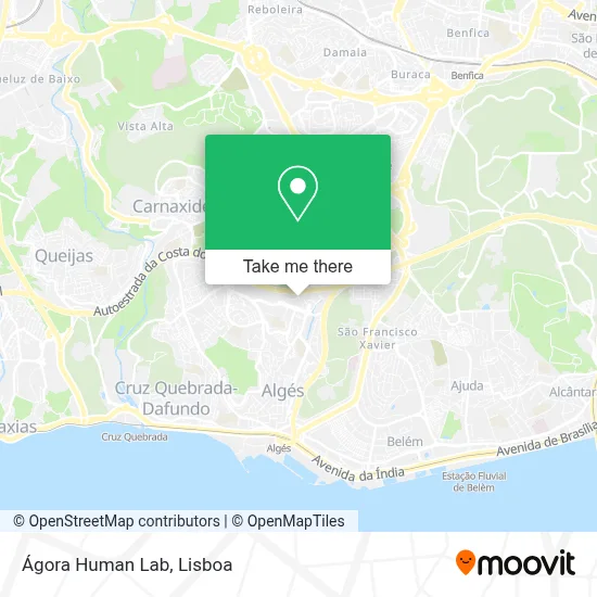 Ágora Human Lab map