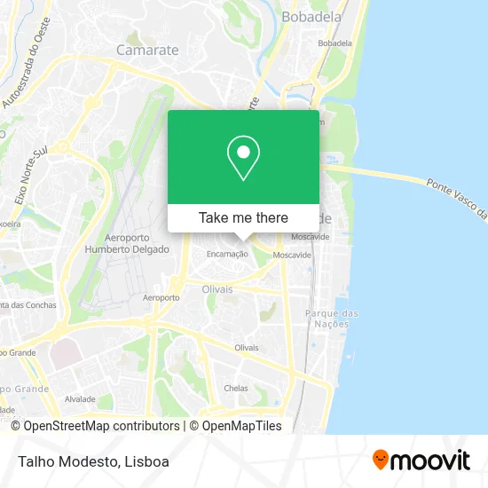 Talho Modesto mapa