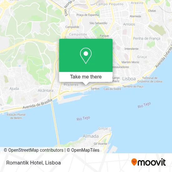 Romantik Hotel map