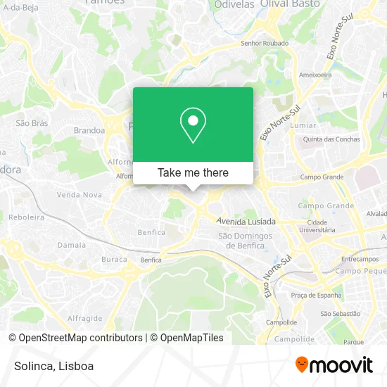 Solinca mapa