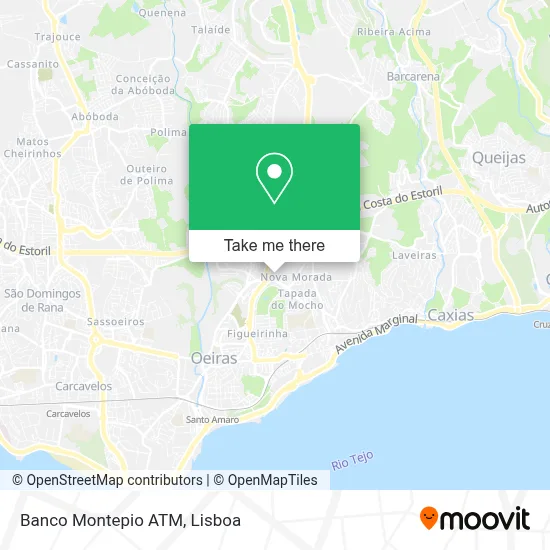 Banco Montepio ATM map