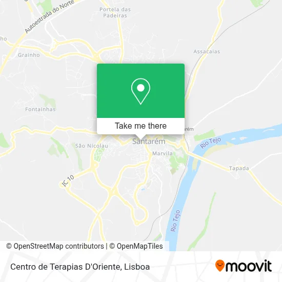 Centro de Terapias D'Oriente map