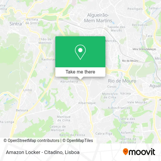 Amazon Locker - Citadino map