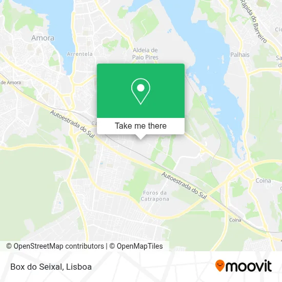 Box do Seixal map