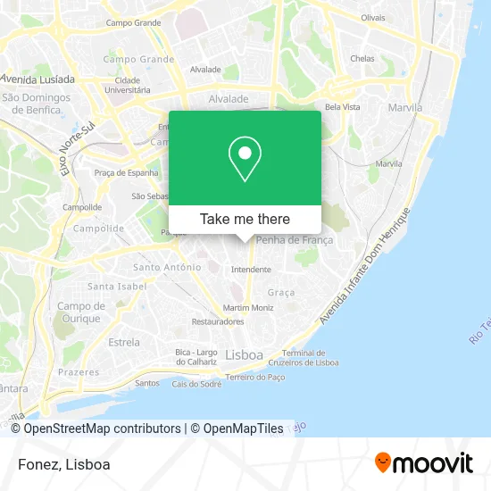 Fonez map