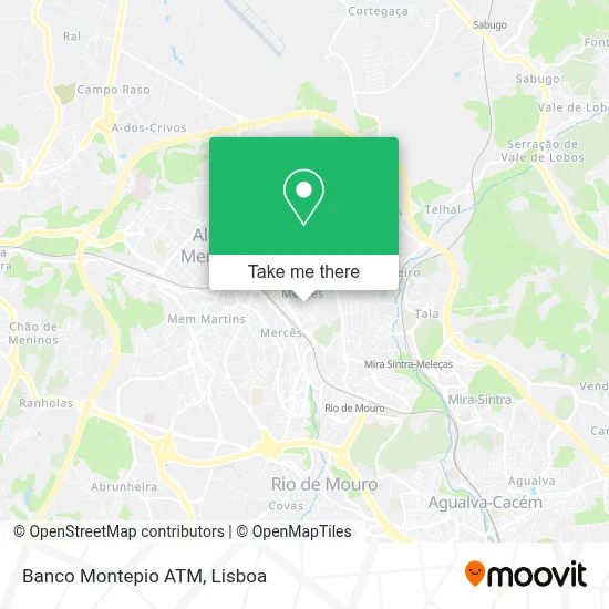 Banco Montepio ATM map