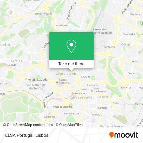ELSA Portugal map