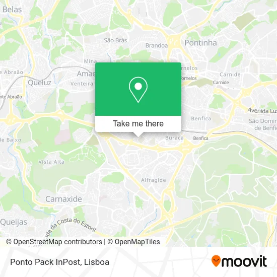 Ponto Pack InPost mapa