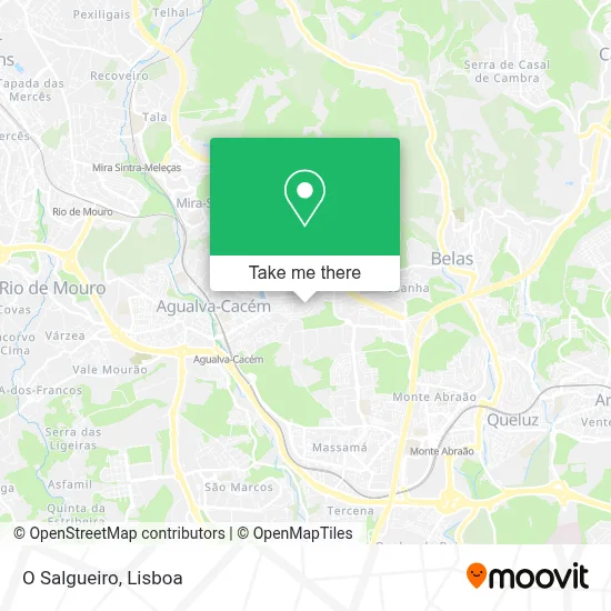 O Salgueiro map