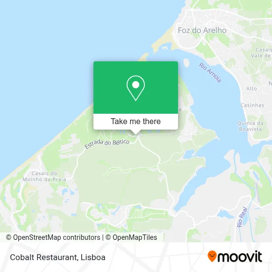 Cobalt Restaurant map
