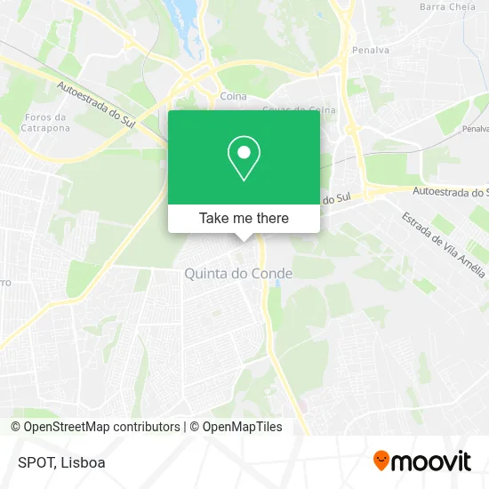SPOT mapa