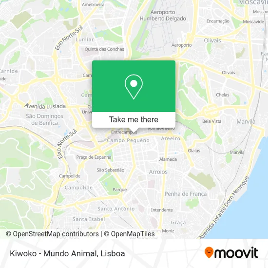 Kiwoko - Mundo Animal map