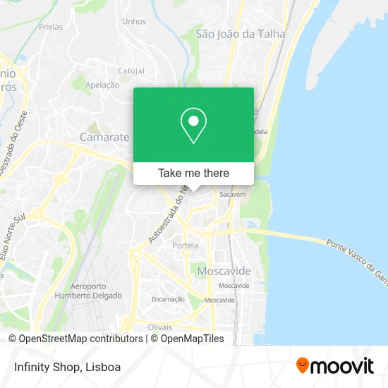 Infinity Shop map