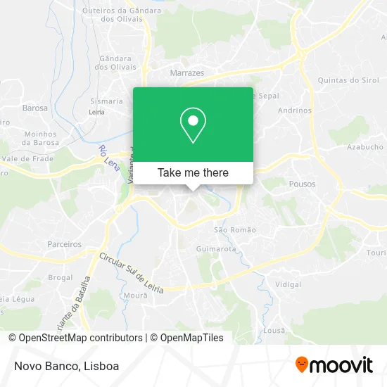 Novo Banco map