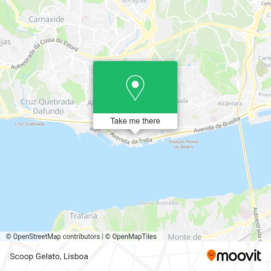 Scoop Gelato map