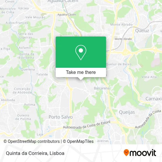 Quinta da Corrieira map