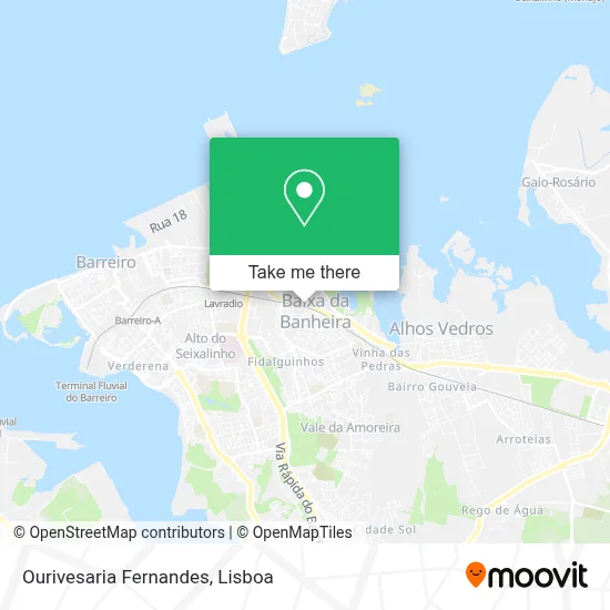 Ourivesaria Fernandes map