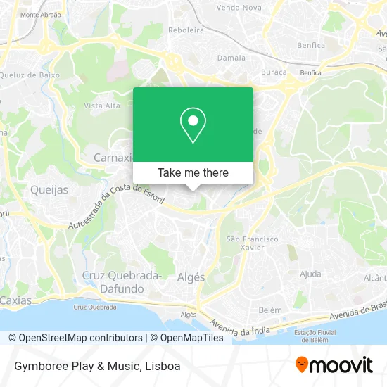 Gymboree Play & Music map