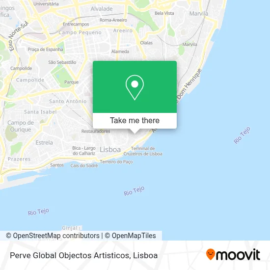 Perve Global Objectos Artisticos map