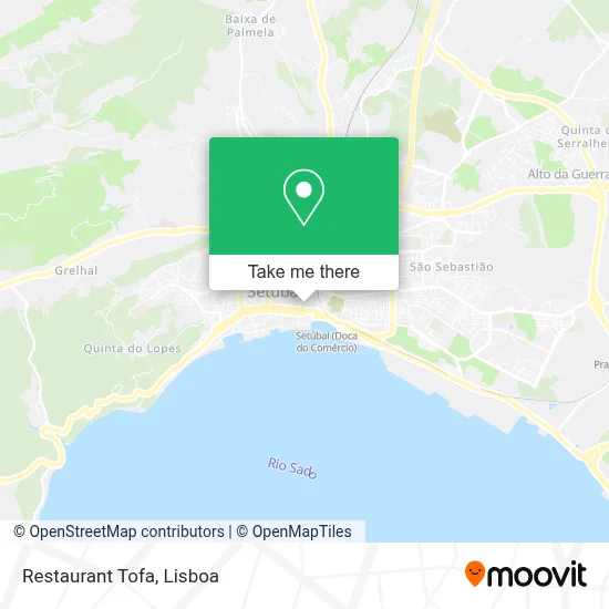 Restaurant Tofa mapa