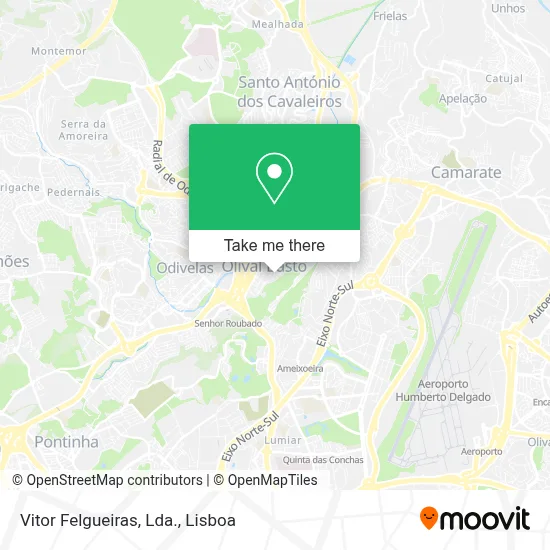 Vitor Felgueiras, Lda. map