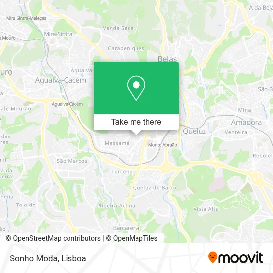 Sonho Moda mapa