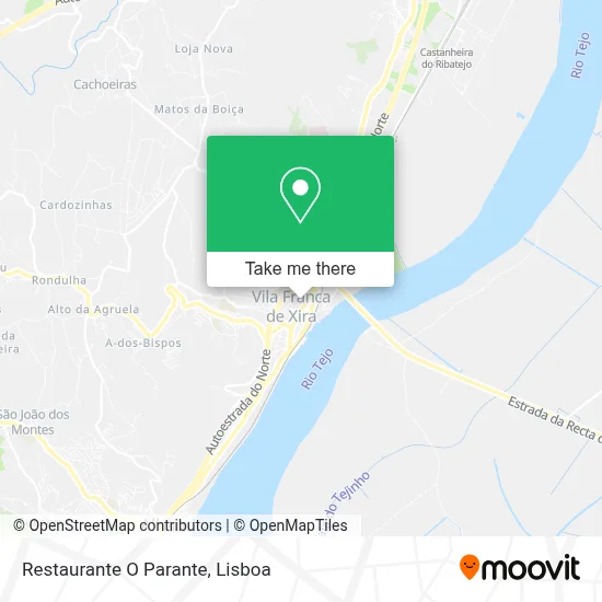 Restaurante O Parante map