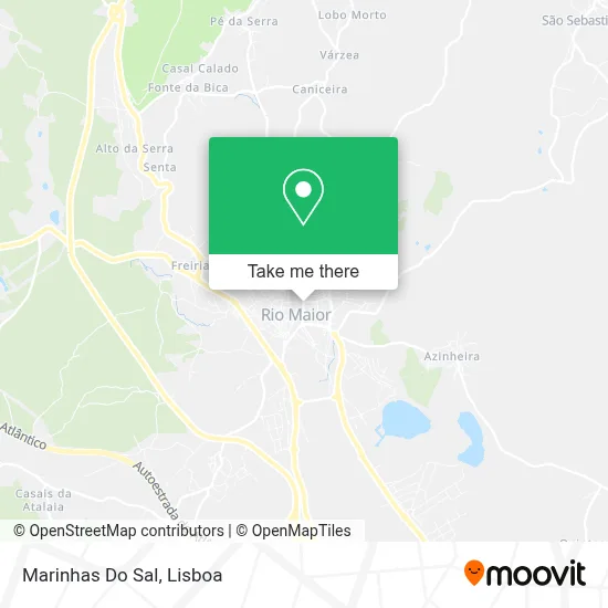 Marinhas Do Sal map