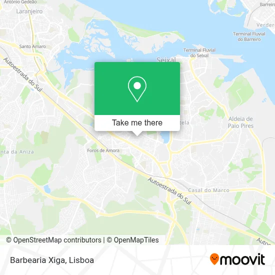 Barbearia Xiga map