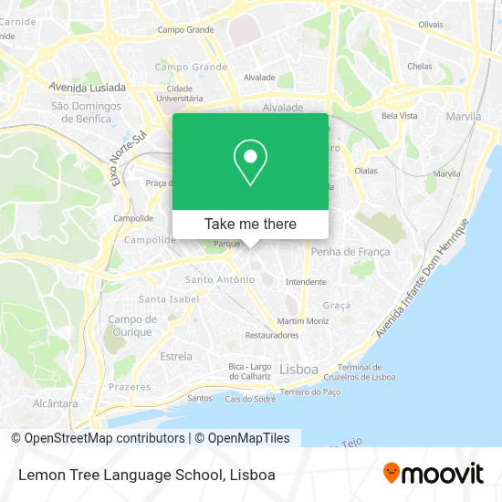 Lemon Tree Language School map