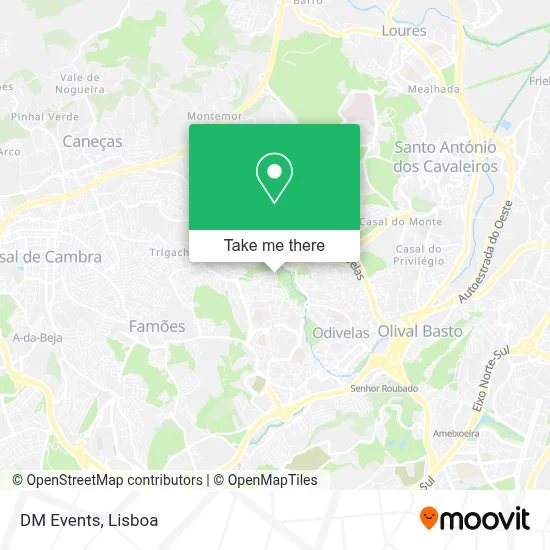 DM Events map