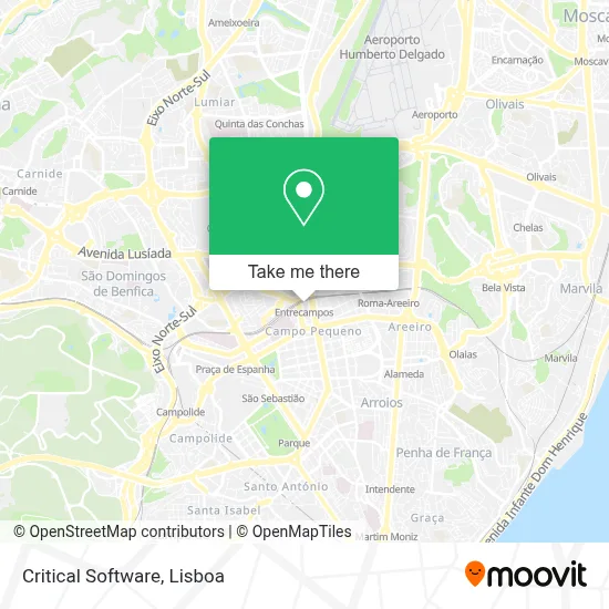 Critical Software map