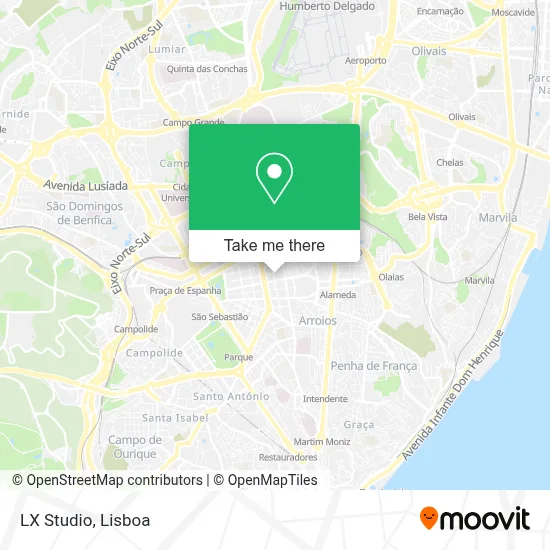 LX Studio map
