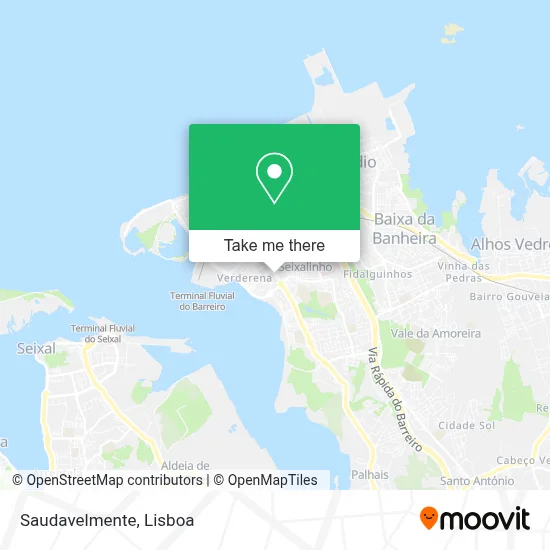 Saudavelmente map