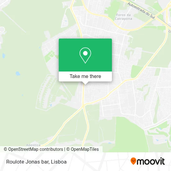 Roulote Jonas bar map