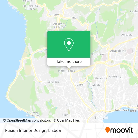 Fusion Interior Design map