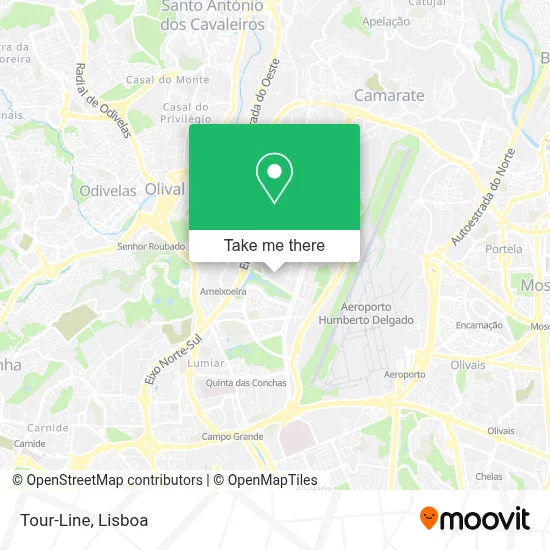 Tour-Line map