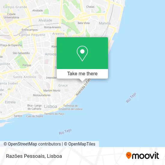 Razões Pessoais map